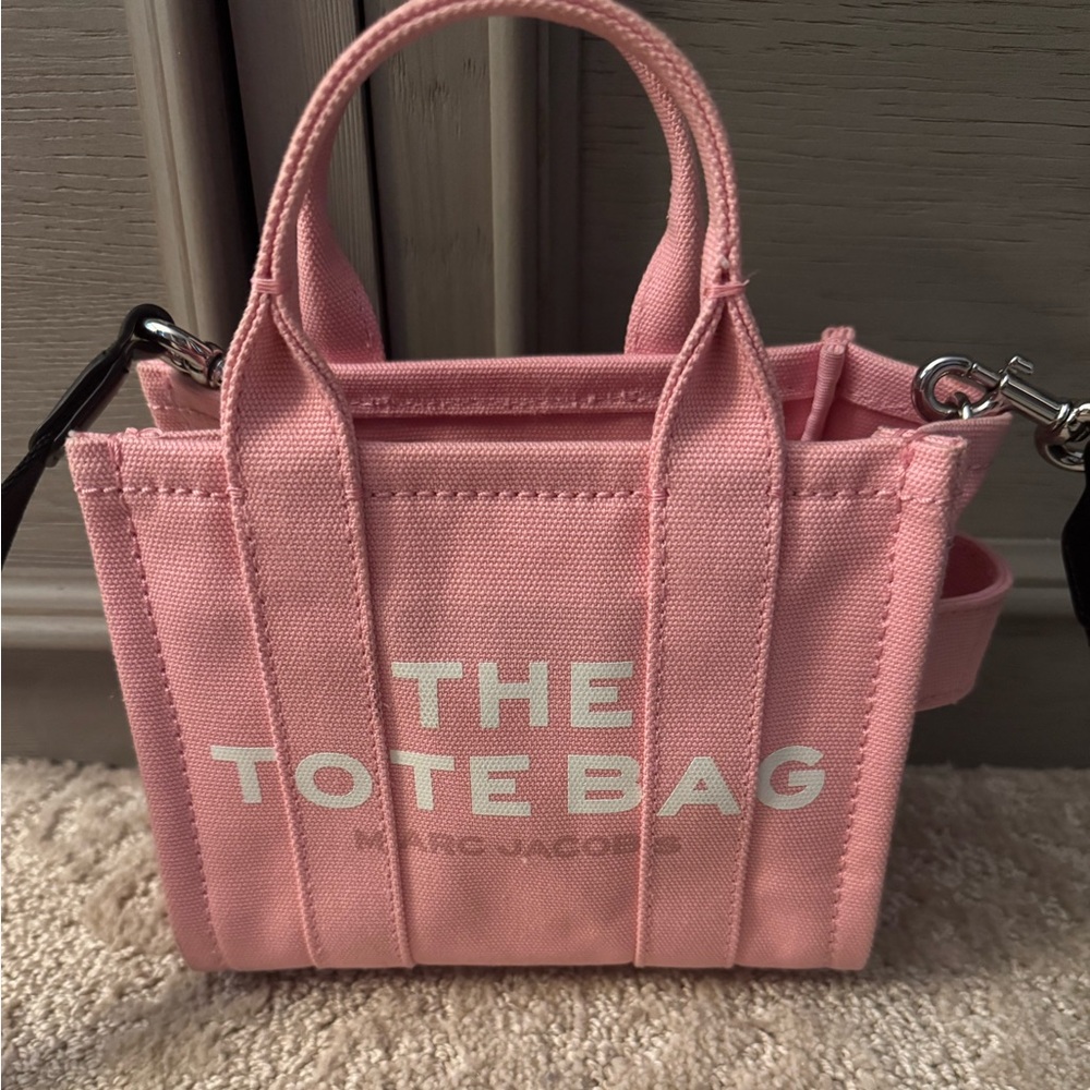 Marc Jacobs Pink Canvas Mini Tote